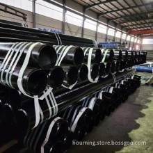 Black carbon steel round tube